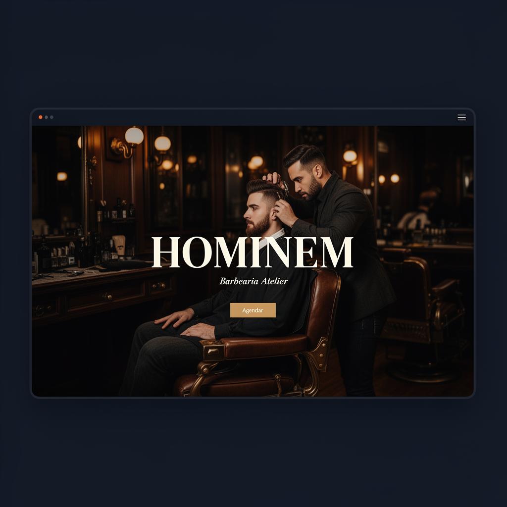 Preview do projeto Hominem — Barbearia