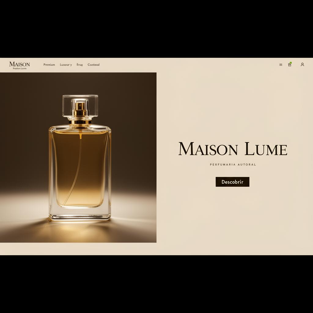 Preview do projeto Maison Lume — Perfumaria