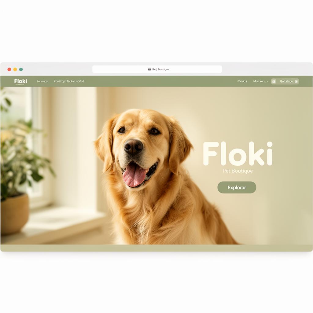 Preview do projeto Floki Pet — Pet Shop